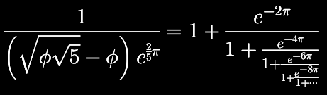 Ramanujan Identity