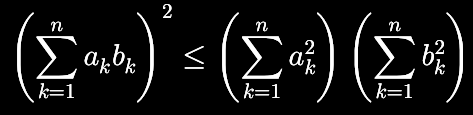 Cauchy Schwarz